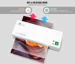 Buyounger 9 Inch Thermal Laminator Machine Set with 40 Sheets | Fast 1 Min Warmup, 340mm/min Speed, ABS Anti Jam Button, Cold Mode, Included Trimmer & Corner Rounder for Home School Office - Image 4