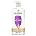Pantene Shampoo, Sheer Volume - 72-Hour Fullness, Lightweight Nourishment with Pro-Vitamin B5 + Antioxidants, Fine, Thin, Color-Treated Hair, Paraben Free, Remove Build Up for Body & Shine, 27.7 Fl Oz - Image 2