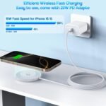 [Apple MFi Certified]Magnetic Wireless Charger for iPhone 17 16 15,2Pack 6FT 15W Apple Fast Mag-Safe Charger USB C Fast Charging Block for iPhone 17/17 Air/16/16 Pro/Pro Max/15/14/13/Plus/Pro/Pro Max - Image 3