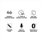 Marshall Willen II Portable Bluetooth Speaker - Rugged Waterproof/Dust-Proof Design | Loud Stereo Sound, Deep Bass | Compact and Wireless for Travel and Outdoors - Cream - Image 14