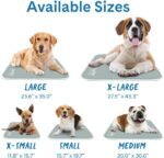 The Green Pet Shop Cool Pet Pad - Large, Sage Grey - Self-Cooling, Pressure Activated Mat for Dogs & Cats from 46-80 lbs - Non-Toxic Gel, No Water Needed - Image 3