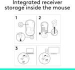 Logitech M185 Compact Ambidextrous 2.4 GHz Wireless Mouse - Swift Grey | Ambidextrous mouse with 2.4 GHz USB-A Nano Receiver, Optical Tracking, 12-Months Battery Life, PC, Mac, Laptop compatible - Image 11
