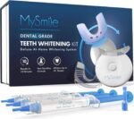 MySmile Teeth Whitening Kit with LED Light, 10 Min Non-Sensitive Fast Teeth Whitener with 3 Carbamide Peroxide Whitening Gel, Helps to Remove Stains from Coffee, Smoking, Wines, Soda, Food - Image 2