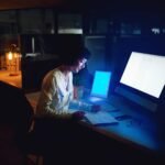 Light Therapy Lamp, Blue Light Energy Lamp and Adjustable LED Blue Light, Tablet One Touch with Timer, 100% UV Free - Image 5