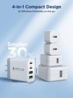 Aioneus USB C Charger Block, 40W Fast Charging Block Type C Charging Block 4-Port Dual Port PD+QC Wall Charger Head Cube for iPhone 17 16 15 14 13 12 11 Pro Max XS, iPad, Samsung Phone, Tablet - Image 6