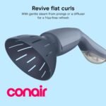 Conair Hair Steamer with Hair Diffuser Attachment, Lightweight & Portable | Travel hair diffuser and steamer refreshes day-old curls with 1-lb design, refillable 80 mL tank, and 6-foot cord - Image 3