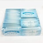 100pcs Disposable Textured Deep Cleaning Teeth Wipes Finger Brush Oral Brush Clean Wipes - Image 8