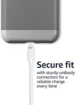 Amazon Basics 2-Pack Apple MFi Certified USB-A to Lightning Cable, Fast Charging, Data Sync, High Speed Transfer, Sturdy Design for iPhone 14 13 12 11 X Xs Pro, Pro Max, Plus, iPad, 6 Foot, White - Image 5