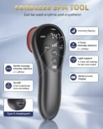 3-in-1 Body Sculpting Machine with Red Light, Vacuum Suction & Microcurrent | Cellulite Massage Tool for Arms, Legs, Waist & Belly, Skin Smoothing and Contouring Device for Home/Travel Use, 3 Cups, Timer - Image 6