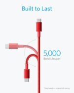 Anker USB C to USB C Cable, 60W Fast Charging Cable (2-Pack, 3.3 ft, Red) | For iPhone 17 Series, iPad mini 6, and More - Image 4