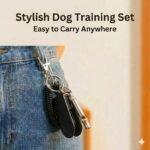 Dog Training Clicker and Whistle Set, 2-in-1 Positive Reinforcement Tool for Puppies, Dogs and Cats, Behavior Correction Device, Dog Training Tool Kit, Black | Dog Training Clicker and Whistle Set - Image 9