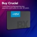 Crucial BX500 1TB 3D NAND SATA 2.5-Inch Internal SSD, up to 540MB/s - CT1000BX500SSD1, Solid State Drive | 1TB 3D NAND SSD with SATA III interface and 540MB/s read speed for booting, storage and upgrades - Image 7
