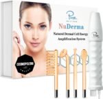 Pure Daily Care NuDerma Handheld Skin Therapy Wand Machine w/Neon – Anti-Aging - Skin Tightening - Wrinkle Reducing - Dark Circles – Clarifying - Hair & Scalp Stimulator - Image 2