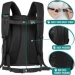 PetAmi Dog Backpack Carrier Airline Approved Cat Pet Puppy Bag, Black - Image 6