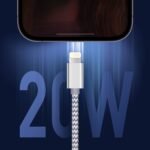 USB C to Lightning Cable 3 Pack 6FT Apple MFi Certified Fast Charging | MFi Certified Lightning to USB C Cable 3 Pack 6FT, Nylon Braided Fast Charging Cord for iPhone 14 13 12 Pro Max iPad AirPods - Image 5