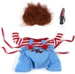 Pet Deadly Doll Dog Costume, Cosplay Halloween Christmas Funny Clothes Party Costume for Small Medium and Large Dogs (Small) - Image 3