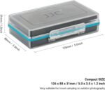 8 AA 14500 Battery Case, Water-Resistant Shockproof Battery Storage Holder | PC Shell Anti-Lost Battery Storage Case Container Box for 8 Slots AA / 14500 Batteries, Interior Sponge Cushion - Image 8