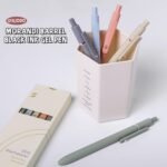 UIXJODO Gel Pens, 5 Pcs 0.5mm Black Ink Pens Fine Point Smooth Writing Pens, High-End Series Pens for Journaling Note Taking, Cute Office School Supplies Gifts for Women Men (Morandi) - Image 7