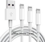 3 Pack Apple MFi Certified iPhone Charger Cable 6ft, Apple Lightning to USB Cable Cord 6 Foot, 2.4A Fast Charging,Apple Phone Long Chargers for iPhone 14/13/12/11/11 Pro/11 Max/X/XS/XR/XS Max/8/7/6 - Image 2