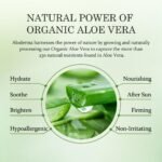 Aloderma Aloe Vera Gel Made within 12 Hours of Harvest with 99% Pure Organic Aloe Vera - Pump Bottle - Ideal for Face and Body, Soothing & Hydrating Sunburn Relief, Great for Scalp & Hair - 10.6oz - Image 5