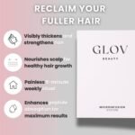 Micro Infusion Hair Renewal Kit – 0.25mm Gold Derma Stamp with Hyaluronic Acid, Peptide & Botanical Serum Ampoules | Hydrating Scalp Treatment for Fuller, Thicker-Looking, Healthier Hair - Image 6