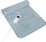 Heating Pad for Period Cramps, Heating Pad for Back/Neck/Shoulder Muscle Pain, 6 Heating&4 Timer Setting, Auto Shut Off, Dry/Moist Heat & Machine Washable, Gray Birthday Christmas Gifts for Women Mom - Image 2