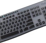 Keyboard Cover for Logitech MK295 MK275 MK270 Wireless Keyboard, Logitech K200 K260 K270 MK200 MK260 K270 K275 K295 Keyboard Cover Skin Protector - Black - Image 4