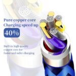iPhone Charger [Apple MFi Certified] Lightning Cable 6PACK-3/3/6/6/6/10 FT | Nylon Braided iPhone Charger Cord High Speed Transfer Cord for iPhone 14/13/12/11 Pro Max/XS MAX/XR/XS/X/8/7/Plus/6S/6/iPad - Image 3