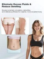 Yuonry Lymphatic Drainage Massager & Anti Cellulite Massage Tool, Helps Reduce Stretch Marks & Cellulite, for Legs, Arms & Belly, Body Sculpting Machine with Microcurrent, Light, Heat & Vibration | Helps Reduce Stretch Marks & Cellulite, for Legs, Arms & Belly, Body Sculpting Machine with Light, Heat & Vibration - Image 4
