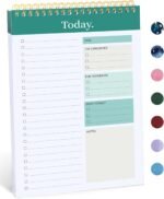 To Do List Notepad, Undated Daily Planner for Work and Goal Setting | Greenery Sway, 52 Sheets, 9.8" x 6.5" , for Office, Home and school, Daily Task Planning, Notes and Everyday Organization - Image 2