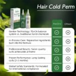 PureStyle Gentle No-Heat Cold Wave Perm Cream, Ammonia-Free, Long-Lasting Bouncy Curls, Salon-grade DIY Perm for Home Use, Anti-frizz Nourishing Formula for Women Home Perm Kit 6.76 fl oz(200ml) - Image 6