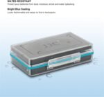 8 AA 14500 Battery Case, Water-Resistant Shockproof Battery Storage Holder | PC Shell Anti-Lost Battery Storage Case Container Box for 8 Slots AA / 14500 Batteries, Interior Sponge Cushion - Image 5