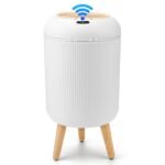 Pukomc Smart Sensor Wastebasket, Convenient and Hygienic Easy to Use | Technology Sensor Waterproof Wastebasket Plastic Trash Can for Kitchen, Bathroom, Bedroom, Living Room, Office and Outdoor - Image 2