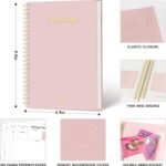 Meeting Notebook for Work, Meeting Planner, 6.9" X 9.9", 160 Pages | Work Notebook with Action Items, Meeting Planner for Note Taking, Planning, Project Organizer for Men, Women, Pink - Image 5