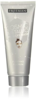 Cosmic Metallic Peel-Off Mask - Purifying Platinum by Freeman for Women - 6 oz Mask - Image 2