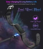 Smart Watch Fitness Tracker with 24/7 Heart Rate, Blood Oxygen Blood Pressure Monitor Sleep Tracker 120 Sports Modes Activity Trackers Step Calorie Counter IP68 Waterproof for Andriod iPhone Women Men - Image 4