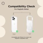 PopSockets Phone Wallet for MagSafe with Grip- Black | PopWallet, Holds 3 Cards, Magnetic, Removable, Secure, Black, iPad, Removable, Popper - Image 7