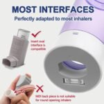 Inhaler Spacer for Adults, Nessi OTC Spacer, Spacer for Inhaler with Silicone Mask, Anti-Static Chamber & Exhalation Valve, Easy to Use & Clean - Image 4