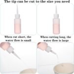 6 pcs 50mL/ 1.69 oz Plastic Squeeze Bottles Glue Oil Bottle Precision Tip Applicator Bottle Color Bottles for Hair Salon Paint Art Craft Liquids Glue - Image 6