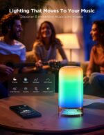 Govee RGBIC Smart Table Lamp 2, Touch Bedside Small Table Lamp (Corded) | LED Desk Lamp Compatible with SmartThings, Matter, Alexa, Nightstand Lamp for Bedroom Living Room Night Light, 64 Scene Modes - Image 6