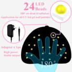 BIGBEAR UV Light for Nails,UV LED Nail Lamp for Gel Polish, Fast Nail Dryer | 48W with Automatic Sensor, 3 Timer Setting, Small and Portable, LED Nail Light for Fingernail and Toenail - Image 4