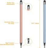 Stylus (7 Pcs), 2-in-1 Stylus Pen for Touch Screen, High Precision and Sensitivity, Suitable for iPad/iPhone/Samsung/Android Smartphone and Tablets, Compatible with All Touch Screen (Multicolor) - Image 6