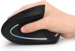 Lekvey Ergonomic Mouse, Rechargeable Vertical Wireless Mouse, Comfort Grip | Long Battery Life, USB-C Charging, Quiet Click, Carpal Tunnel Support, 2.4G Wireless, 3DPI 800/1200/1600, for Laptop, Mac, PC - Image 2