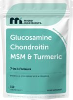 Micro Ingredients Glucosamine Chondroitin MSM and Turmeric Supplement, 300 Bisected Tablets | Joint Supplements for Men & Women* | 7-in-1 with Boswellia, Hyaluronic Acid, & Collagen Complex - Image 2