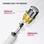 Stylus Pen for Touch Screens, Disc Tip & Magnet Cap Styli Pencil Compatible with Apple iPad pro/iPad 6/7/8/9/iPhone/Samsung Galaxy Tab A7/S7/Fire HD 7/8/10 Plus Tablet/All Touch Devices. - Image 4