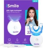 iSmile Teeth Whitening Kit - LED Light, 35% Carbamide Peroxide, (3) 3ml Gel Syringes, (1) Remineralization Gel, and Tray. - Image 7