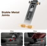 OMOTON TP02 [360° Rotating] Stable Clip Magnetic Phone Tripod for iPhone 17 | Aluminum Cell Phone Stand, Back Magnet Base, Fold 3-Adjustment, Women Men Gift, Fits Vlog, Gym, Travel Essentials Accessories - Image 8