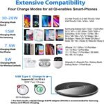 30W Wireless Charger Pad, Wireless Charge 30W, Fast Wireless Charger, Wireless Charging Compatible with Samsung Galaxy S23/S22/S21/S20, Fast Charger Compatible with iPhone 17/16/15/13/14/12 Series - Image 6
