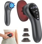 3-in-1 Body Sculpting Machine with Red Light, Vacuum Suction & Microcurrent | Cellulite Massage Tool for Arms, Legs, Waist & Belly, Skin Smoothing and Contouring Device for Home/Travel Use, 3 Cups, Timer - Image 2
