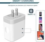 USB Charger Cube, Wall Charger Plug, AILKIN 4.8A 4-Muti Port USB Adapter | Power Plug Charging Station Box Base Replacement for iPhone 15 14 13 12 16 Pro Max/X/17, iPad Samsung Phones Charging Block - Image 4